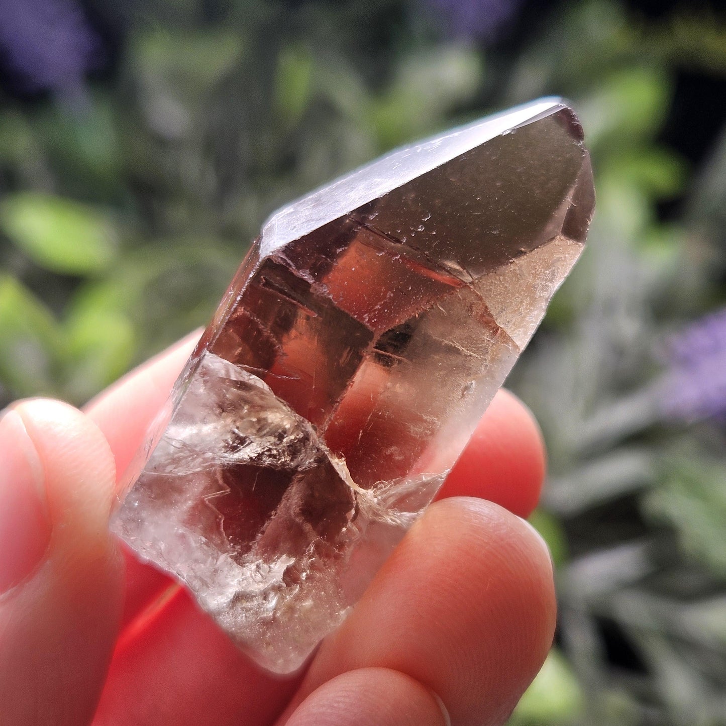 Smoky Quartz Crystal Point from Brazil