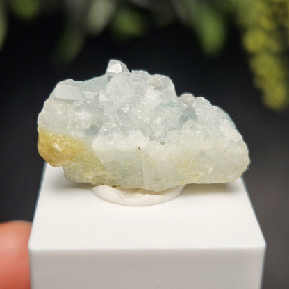 Euclase Crystal Cluster 18.40ct,  Blue & Gold Brazilian Euclase Specimen