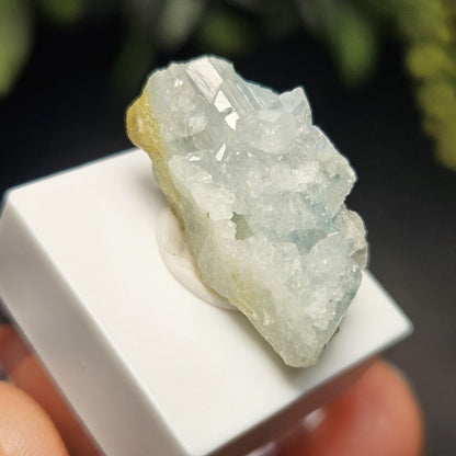 Euclase Crystal Cluster 18.40ct,  Blue & Gold Brazilian Euclase Specimen