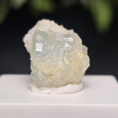 Blue Euclase Crystal Cluster 5.67ct, Blue Striped Brazil Euclase Specimen
