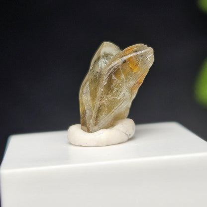 Twinned Chrysoberyl Crystal 6.09ct, RARE Yellow Twin Chrysoberyl Gemstone