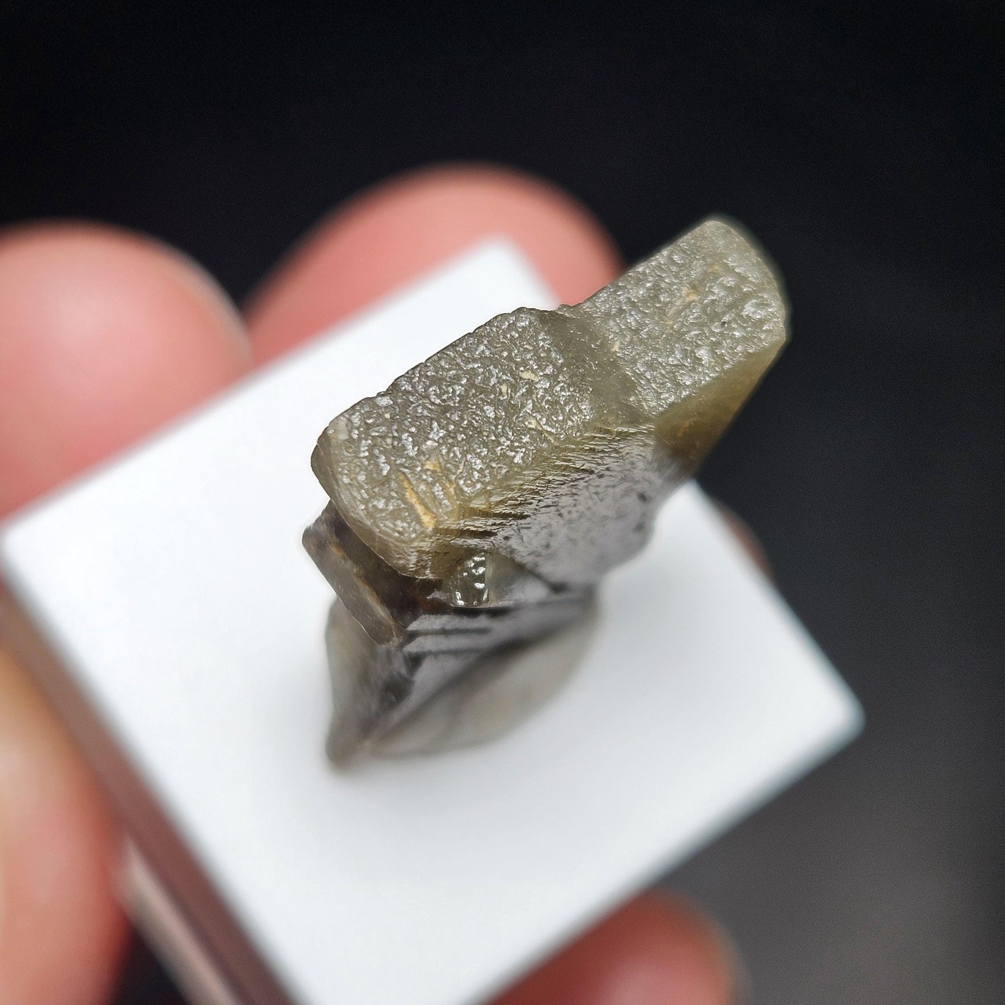 Twinned Bicolor Chrysoberyl Specimen 16.43ct, RARE Yellow Twin Chrysoberyl Crystal
