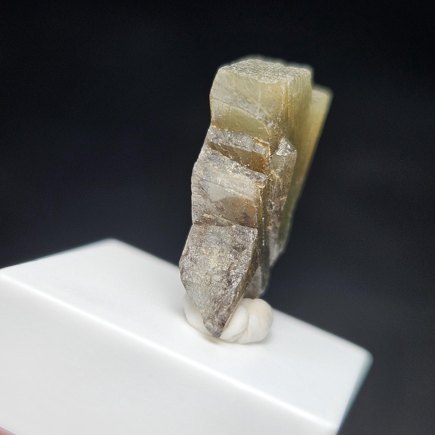 Twinned Bicolor Chrysoberyl Specimen 16.43ct, RARE Yellow Twin Chrysoberyl Crystal