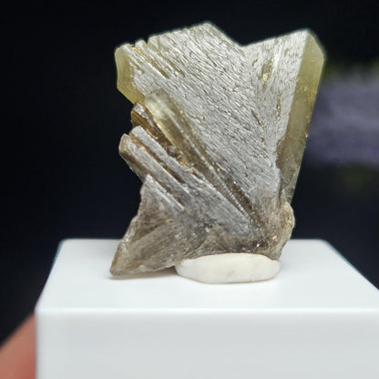Twinned Bicolor Chrysoberyl Specimen 16.43ct, RARE Yellow Twin Chrysoberyl Crystal