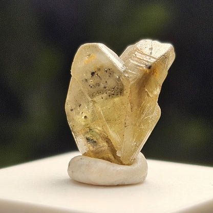 Twinned Chrysoberyl Crystal 6.09ct, RARE Yellow Twin Chrysoberyl Gemstone