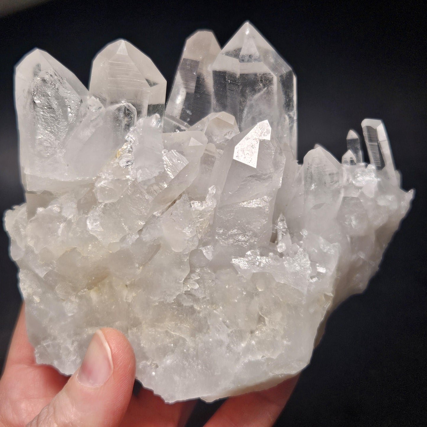 Arkansas Quartz RECORD KEEPER Crystal Cluster, 486.7 grams