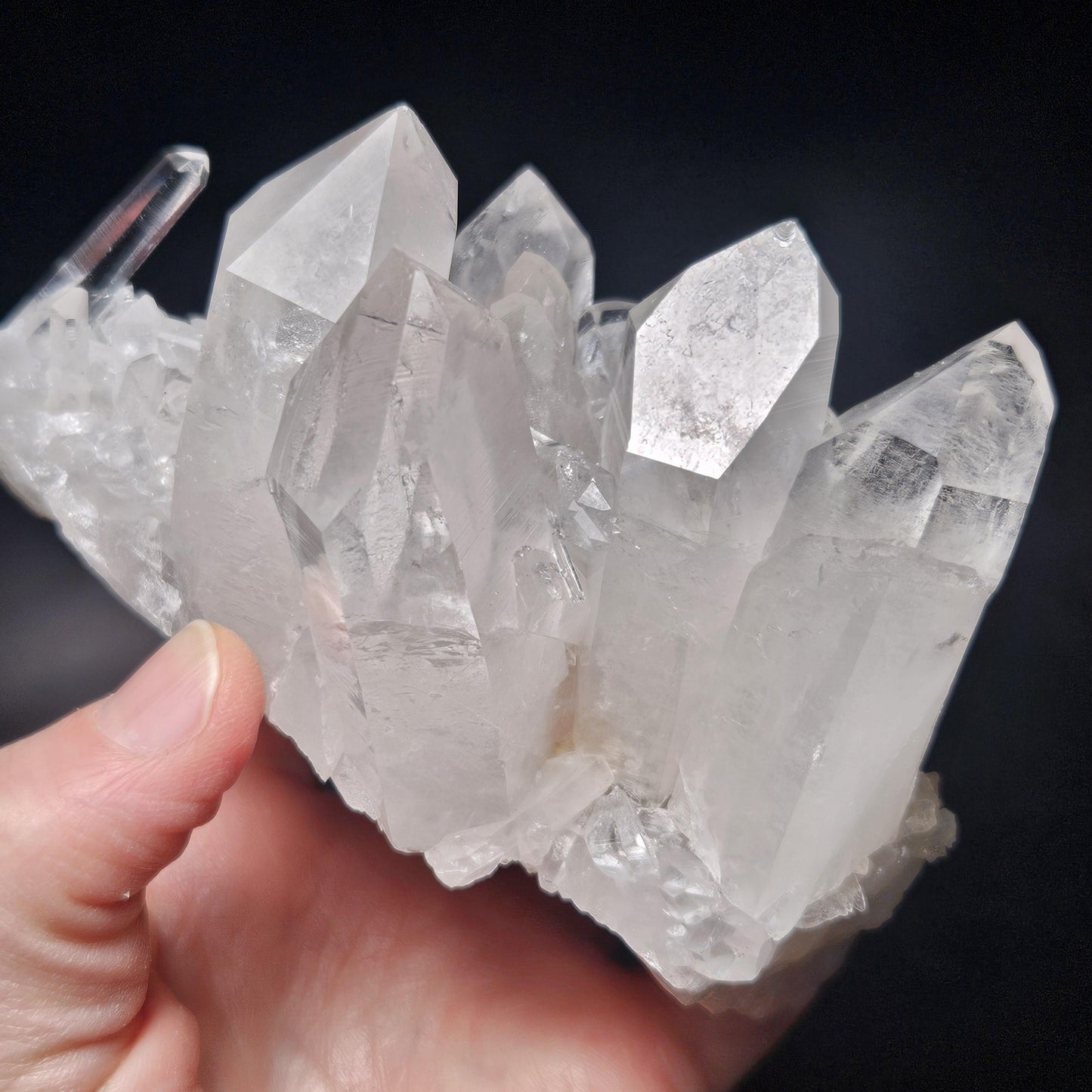 Arkansas Quartz RECORD KEEPER Crystal Cluster, 486.7 grams