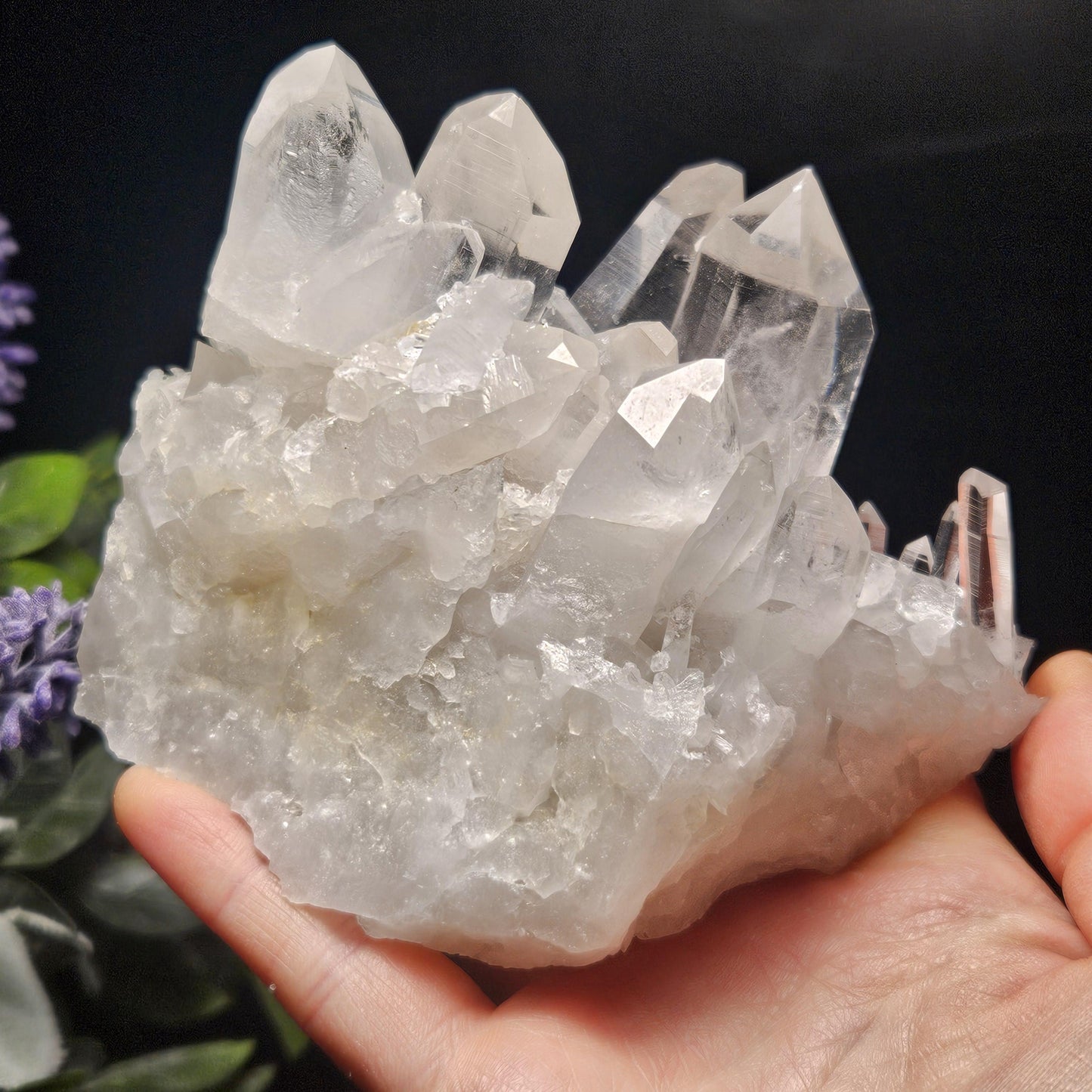Arkansas Quartz RECORD KEEPER Crystal Cluster, 486.7 grams