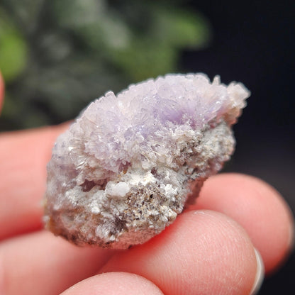 Purple Creedite Crystal Cluster, Rare Violet Creedite Specimen