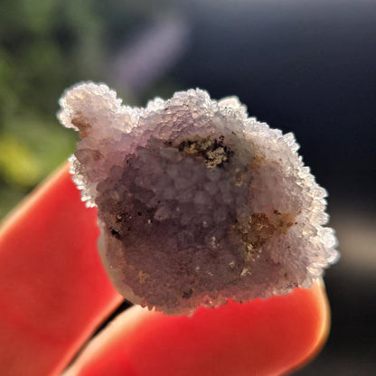 Purple Creedite Crystal Cluster, Rare Violet Creedite Specimen