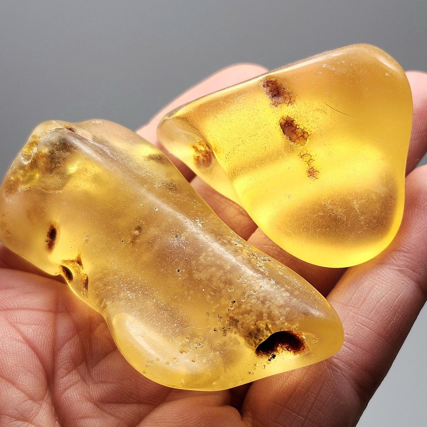 Amber Crystal Specimen, Choose Your Size