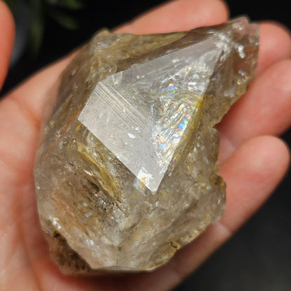 Skeletal Herkimer Diamond Quartz 152.27g, Growth Interference Terminated Herkimer Crystal from New York