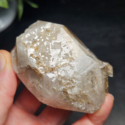 Skeletal Herkimer Diamond Quartz 151.08g, Etched Herkimer Crystal from New York