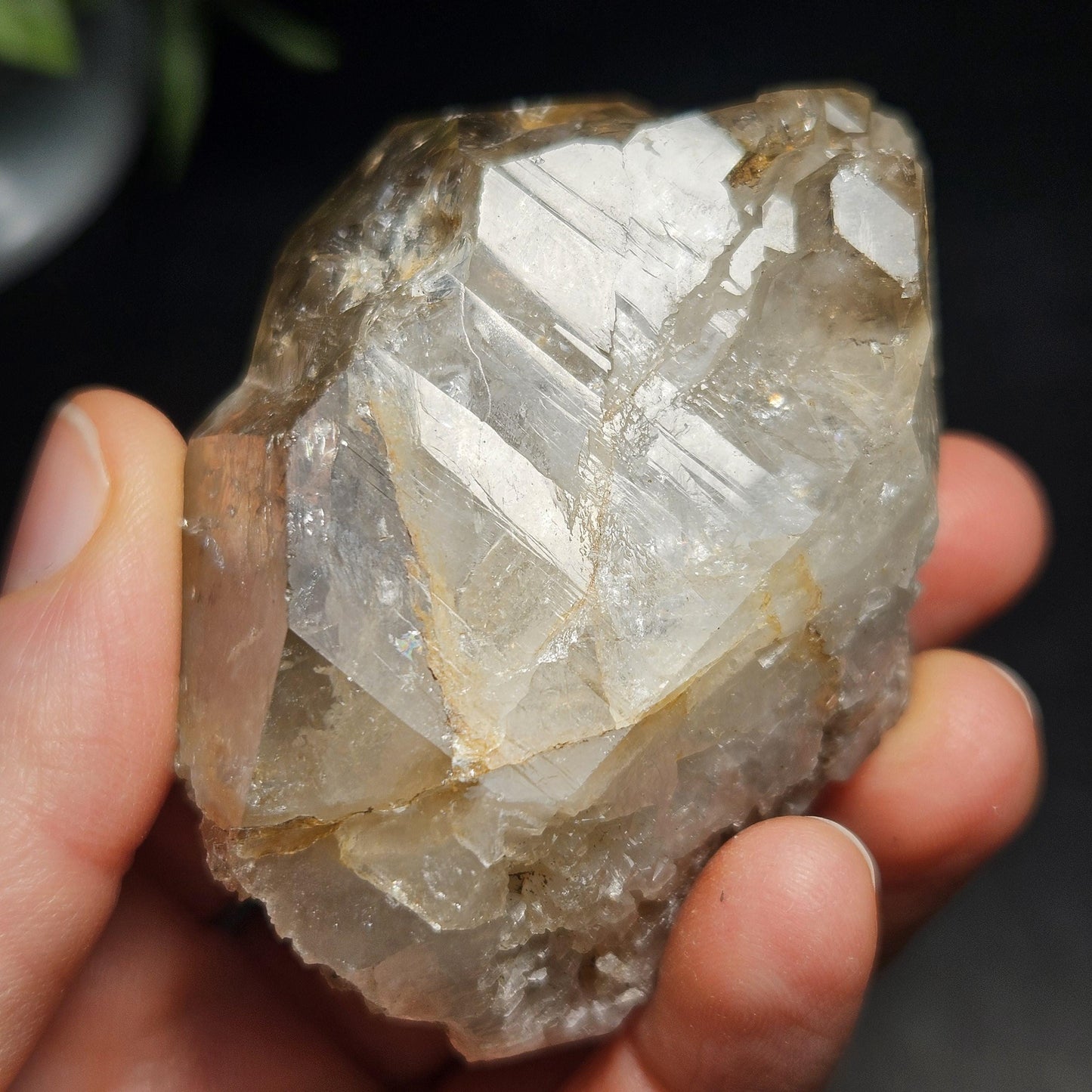 Skeletal Herkimer Diamond Quartz 151.08g, Etched Herkimer Crystal from New York