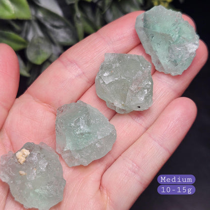 Etched Himalayan Green Fluorite Crystal, Icy Green Raw Fluorite Specimen