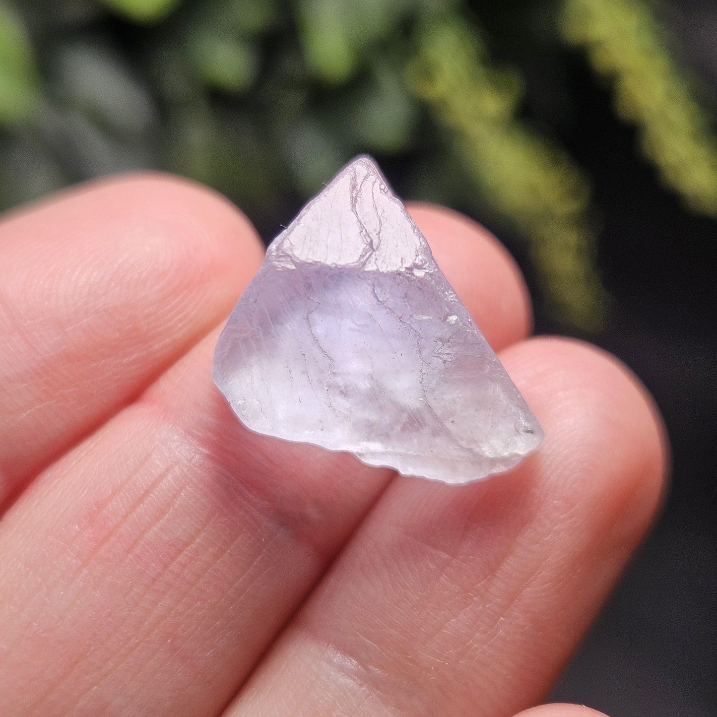 Himalayan Purple Fluorite Crystal, Raw Blue Purple Fluorite Specimen