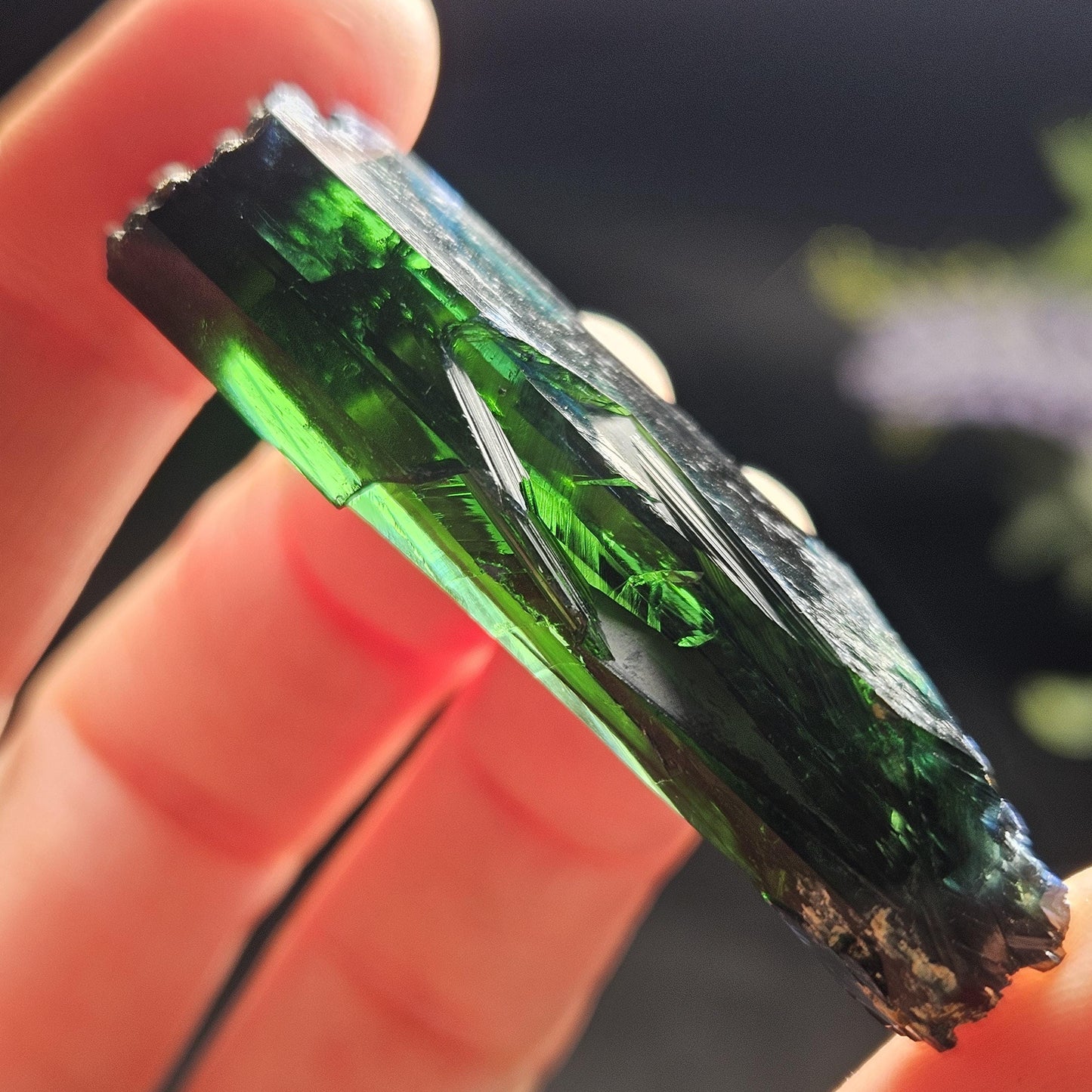 Vivianite Crystal Specimen 13.11g, Terminated Vivianite Crystal, Raw Blue