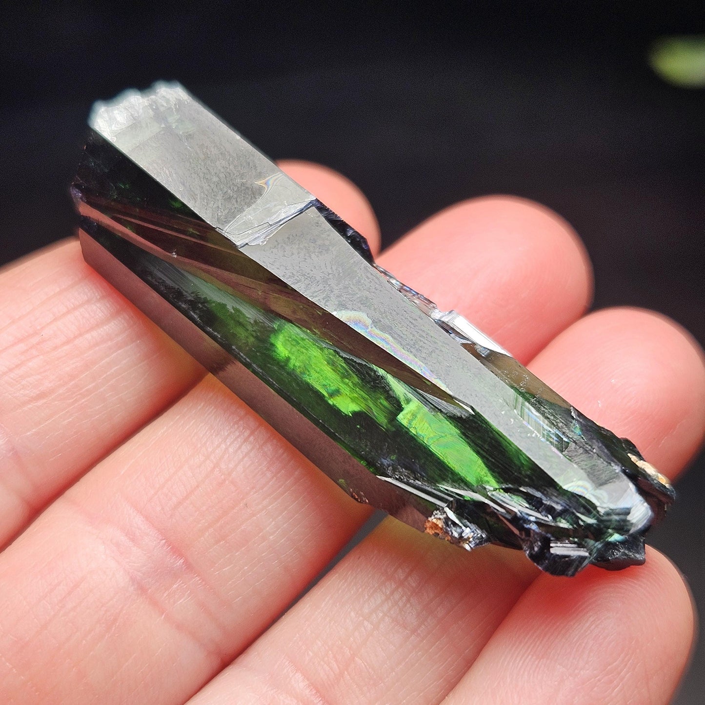 Vivianite Crystal Specimen 13.11g, Terminated Vivianite Crystal, Raw Blue