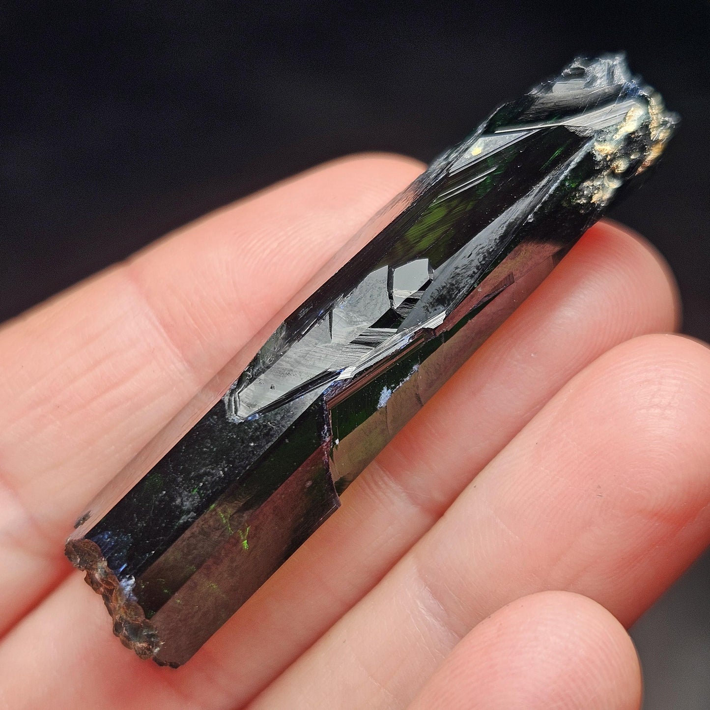 Vivianite Crystal Specimen 13.11g, Terminated Vivianite Crystal, Raw Blue