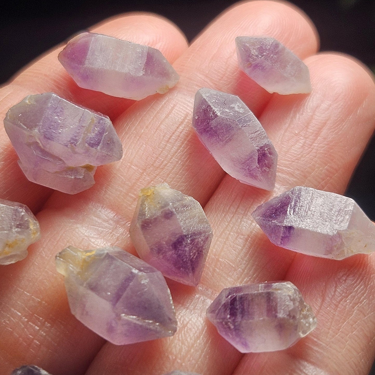 Phantom Amethyst Crystal, Color Zoned "Hourglass" Amethyst Specimen from  the Hindu Kush Mountains