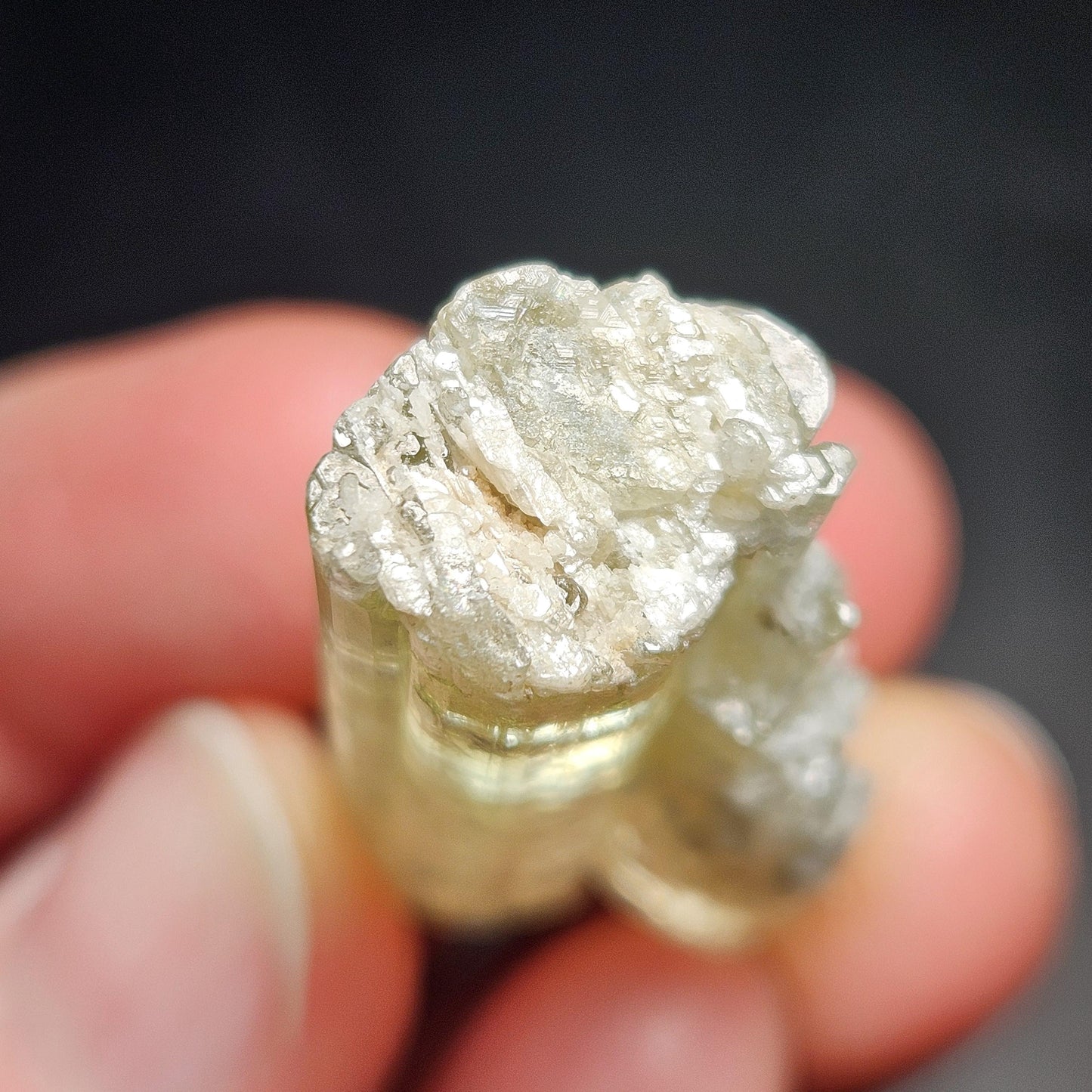 Terminated Heliodor Crystal 11.8g, AAA Golden Beryl