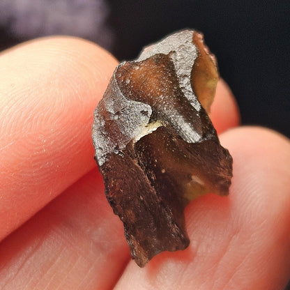 Genuine Moldavite Specimen 2.29g, Authentic Moldavite Tektite, Moldavite Crystal