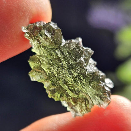 Besednice Moldavite Hedgehog Specimen 1.97 gram