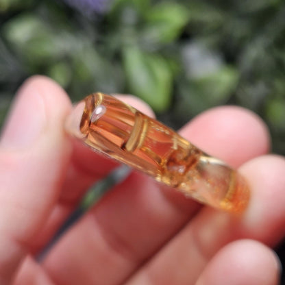 Enhydro Amber with MOVING Bubble & Bug Inclusions, 4.78g