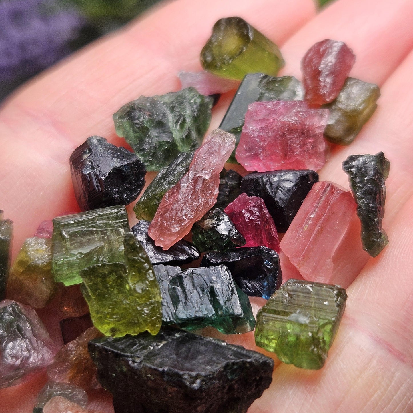 Bulk Tourmaline, Pink & Green "Candy" Tourmaline Crystals, Brazilian Specimens