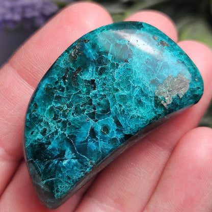 Polished Dioptase Crystal 28.59g, Congo Dioptase Specimen