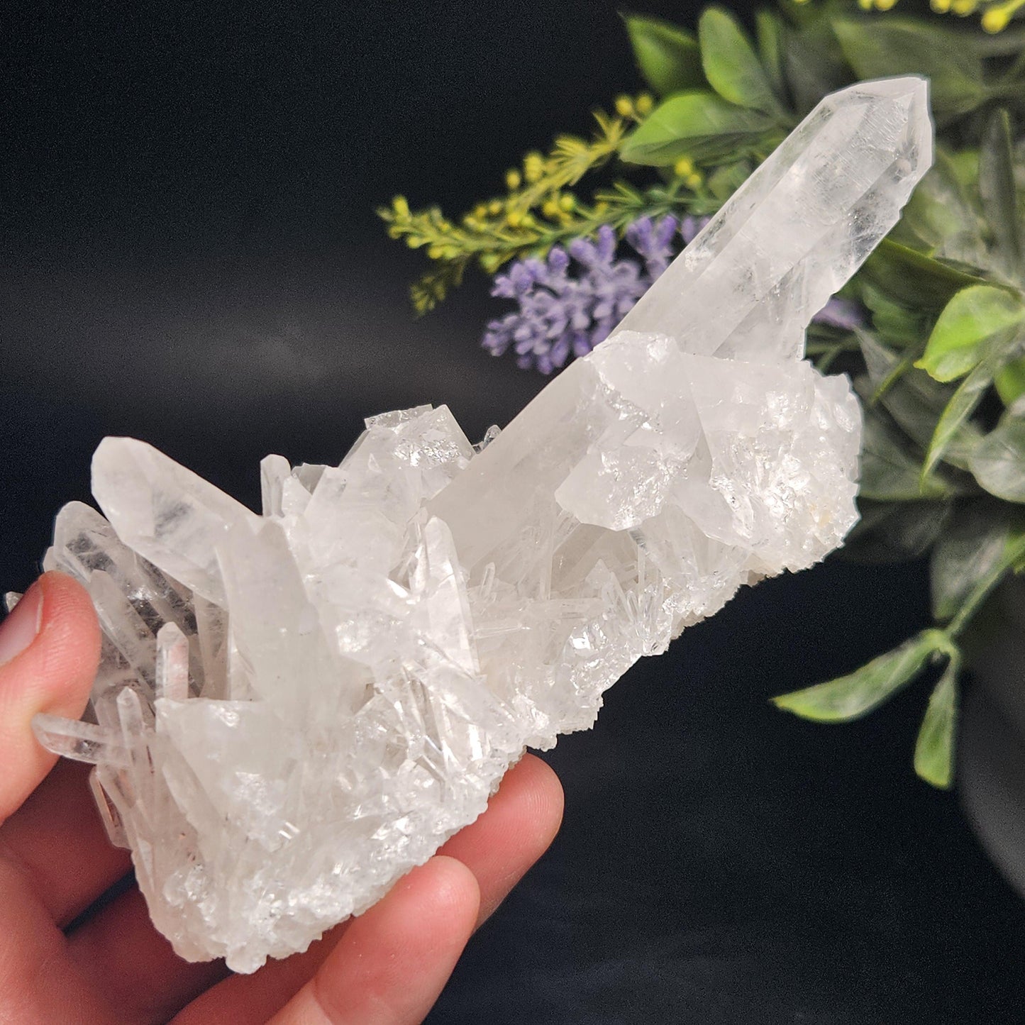 Arkansas Quartz Crystal Cluster, 332 grams