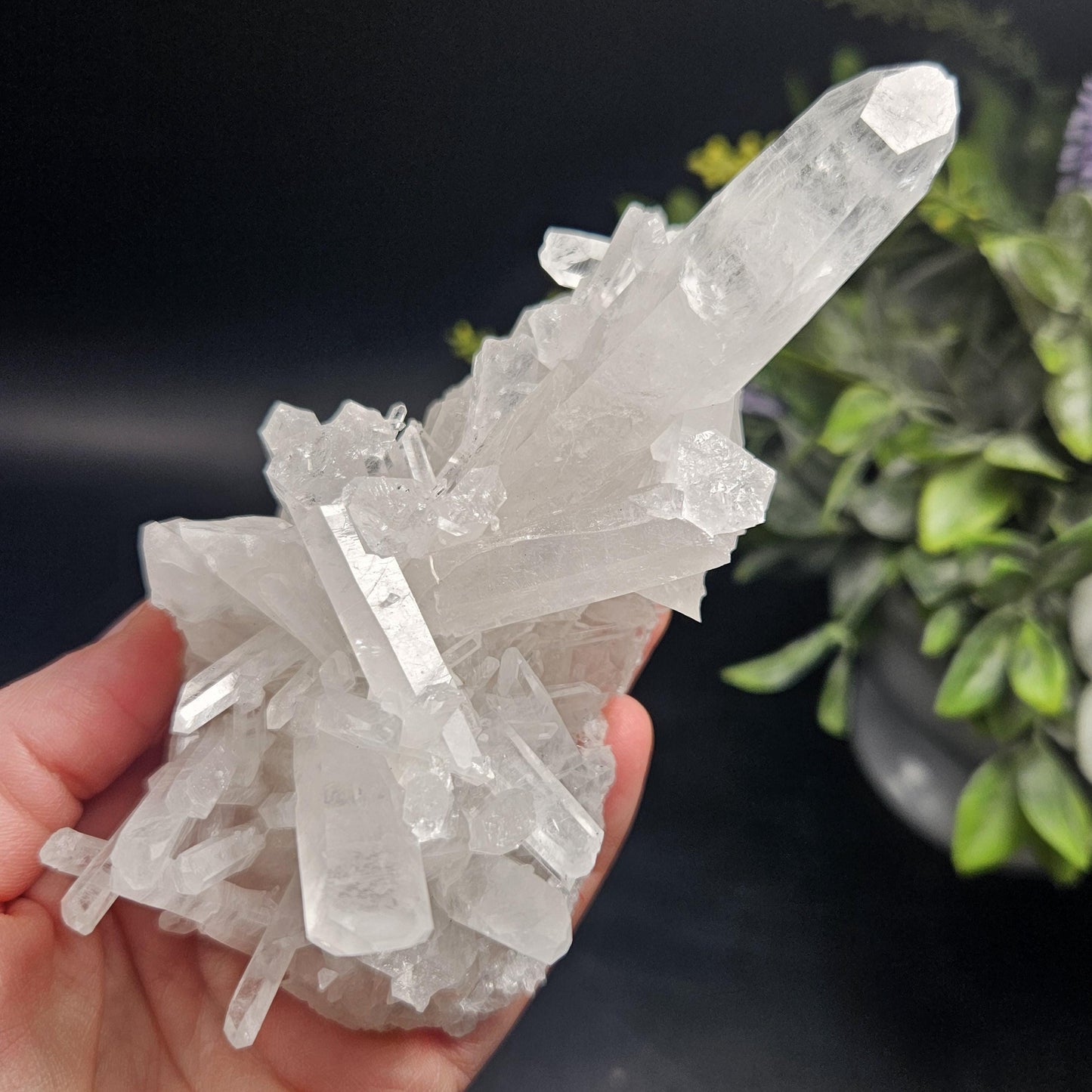 Arkansas Quartz Crystal Cluster, 332 grams