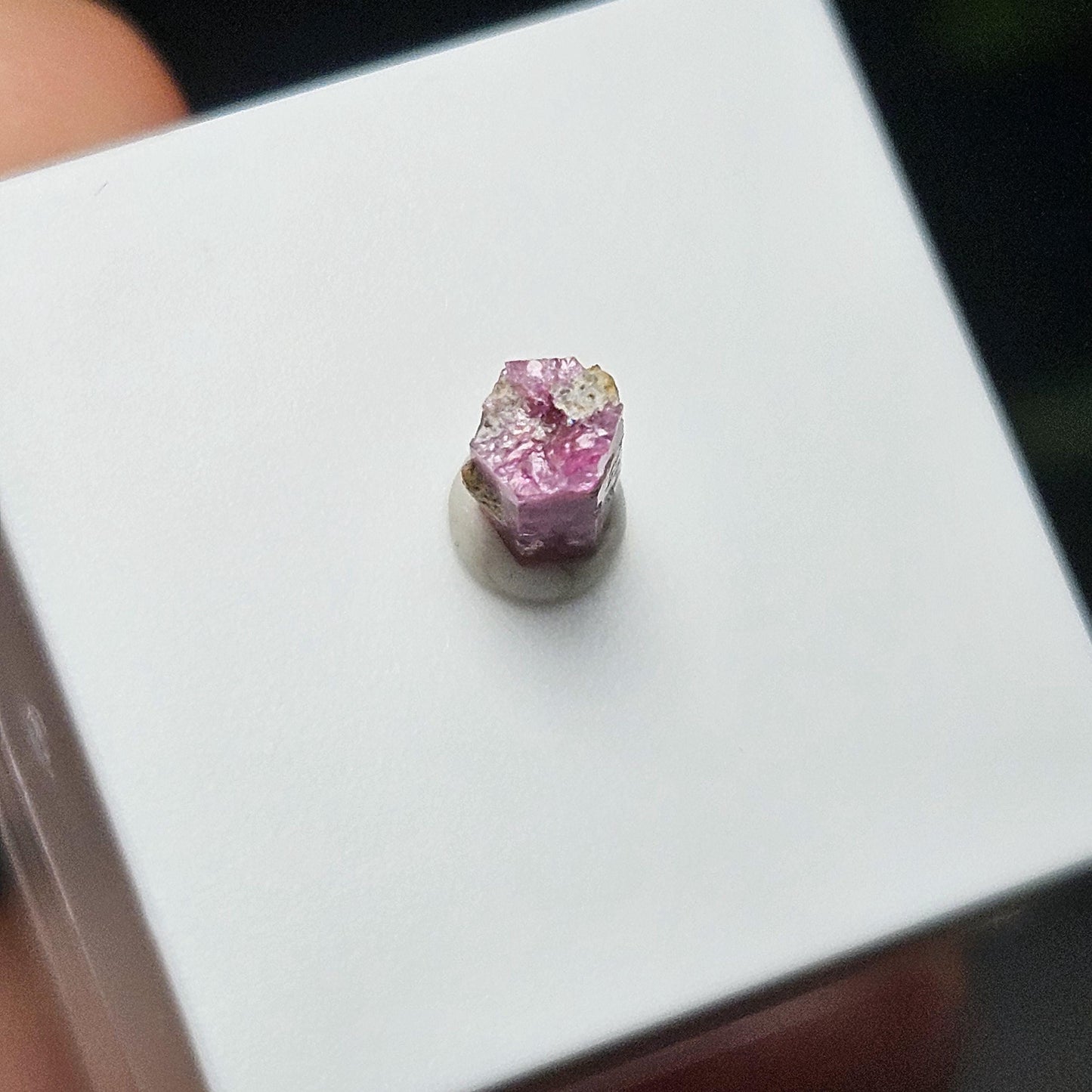 Bixbite Red Beryl Crystal from Utah 0.43ct, Red Emerald Gemstone
