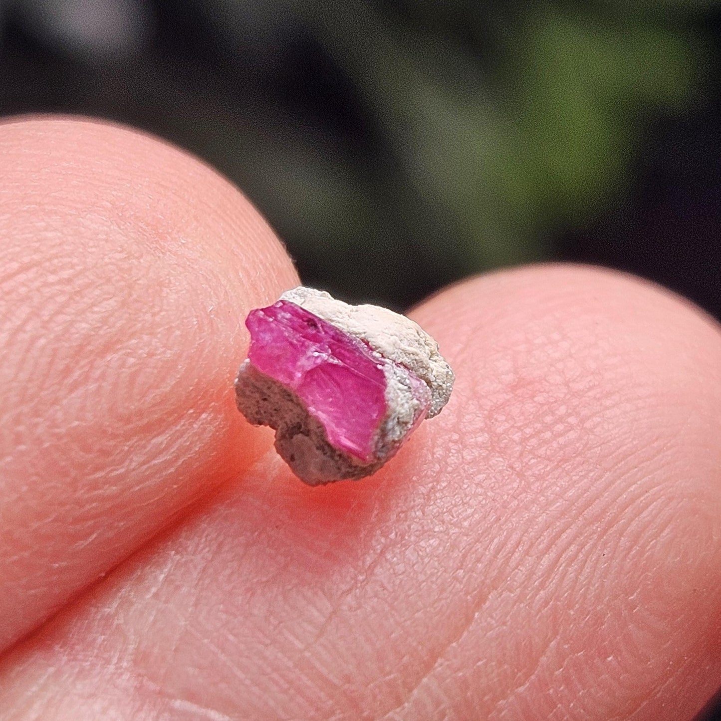 Bixbite Red Beryl Crystal from Utah 0.75ct, Red Emerald Gemstone
