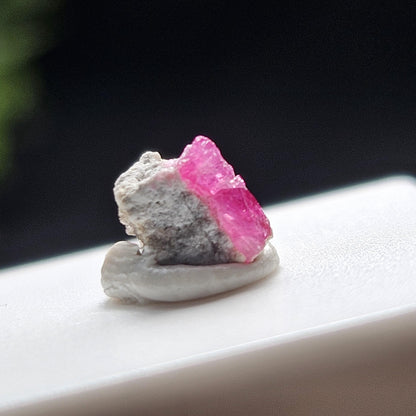 Bixbite Red Beryl Crystal from Utah 0.75ct, Red Emerald Gemstone