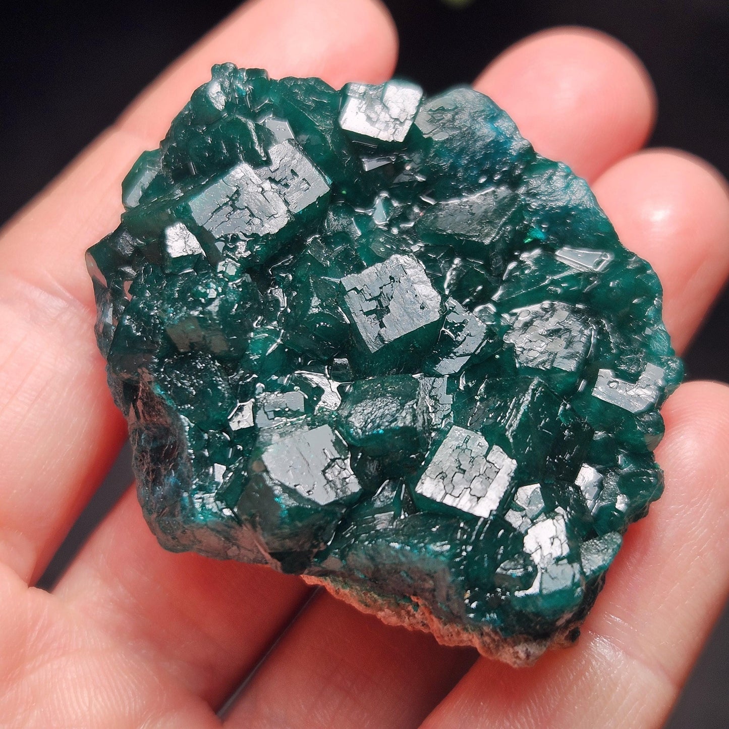 Dioptase Specimen from Congo 51g