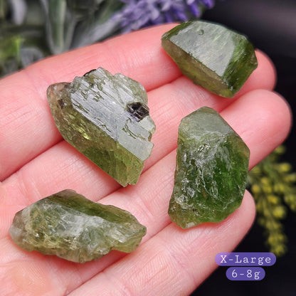 Terminated Chrome Diopside Crystal, Green Alpine Diopside Specimen