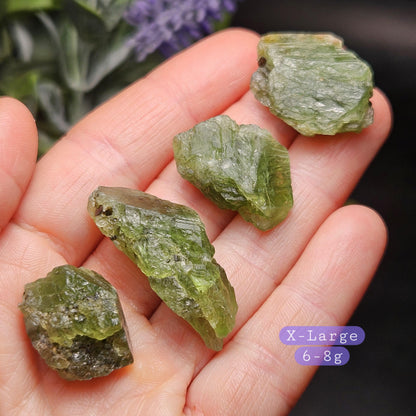 Raw Green Diopside Crystal, Alpine Chrome Diopside Specimen