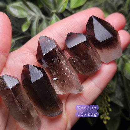 Smoky Quartz Crystal Point from Brazil