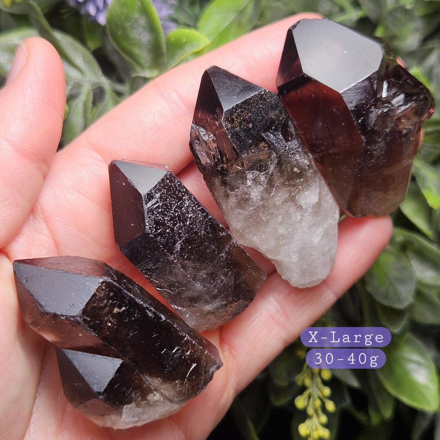 Smoky Quartz Crystal Point from Brazil