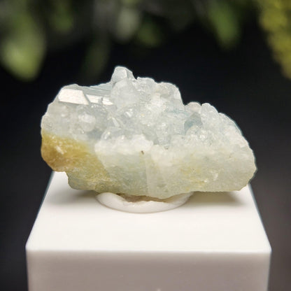 Euclase Crystal Cluster 18.40ct,  Blue & Gold Brazilian Euclase Specimen