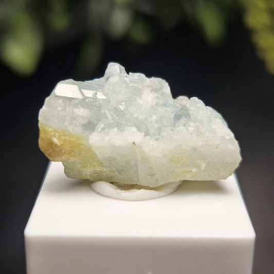 Euclase Crystal Cluster 18.40ct,  Blue & Gold Brazilian Euclase Specimen
