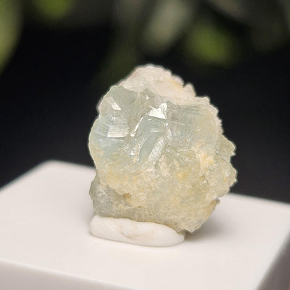 Blue Euclase Crystal Cluster 5.67ct, Blue Striped Brazil Euclase Specimen