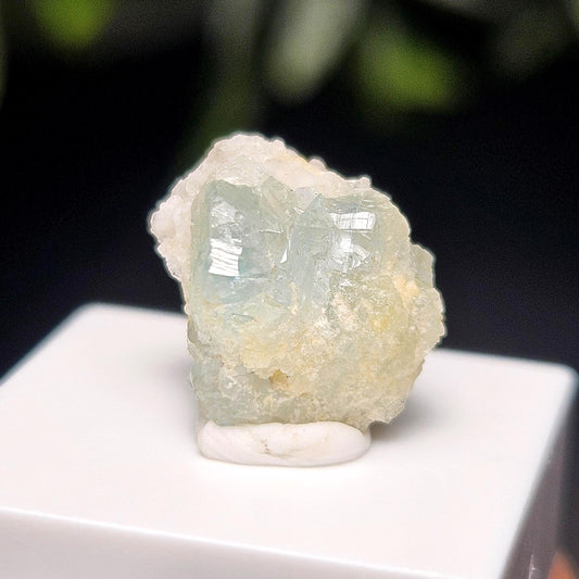 Blue Euclase Crystal Cluster 5.67ct, Blue Striped Brazil Euclase Specimen