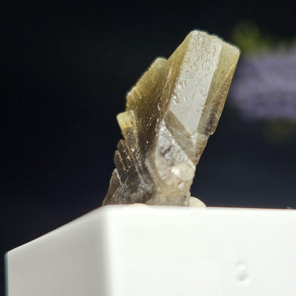 Twinned Bicolor Chrysoberyl Specimen 16.43ct, RARE Yellow Twin Chrysoberyl Crystal