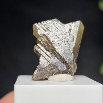 Twinned Bicolor Chrysoberyl Specimen 16.43ct, RARE Yellow Twin Chrysoberyl Crystal