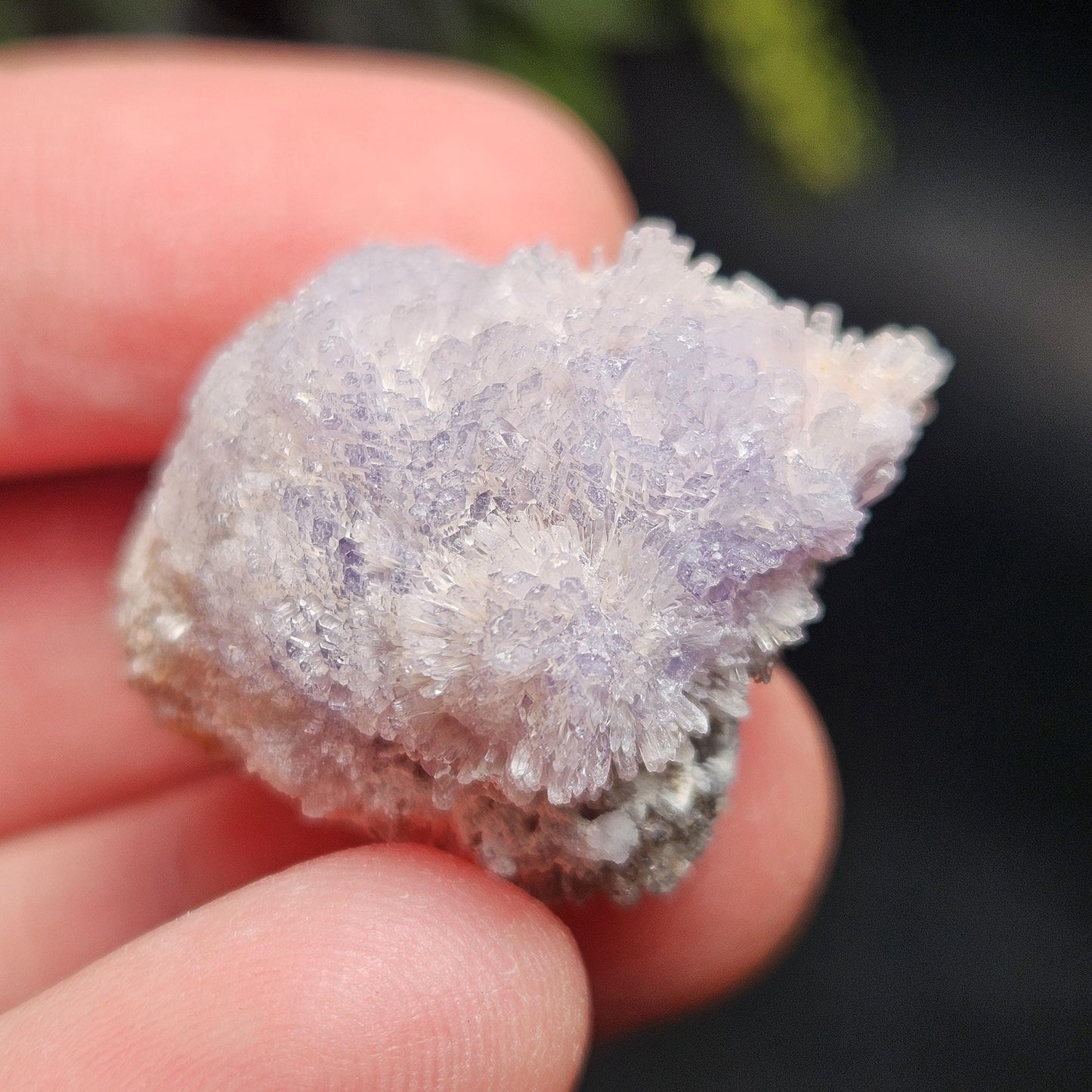 Purple Creedite Crystal Cluster, Rare Violet Creedite Specimen
