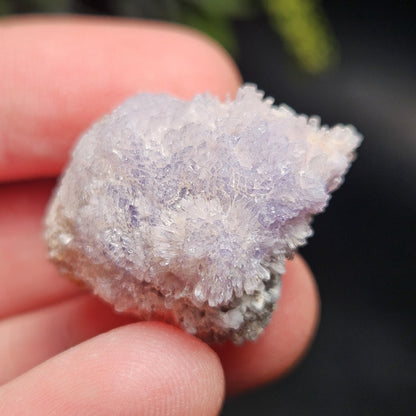 Purple Creedite Crystal Cluster, Rare Violet Creedite Specimen