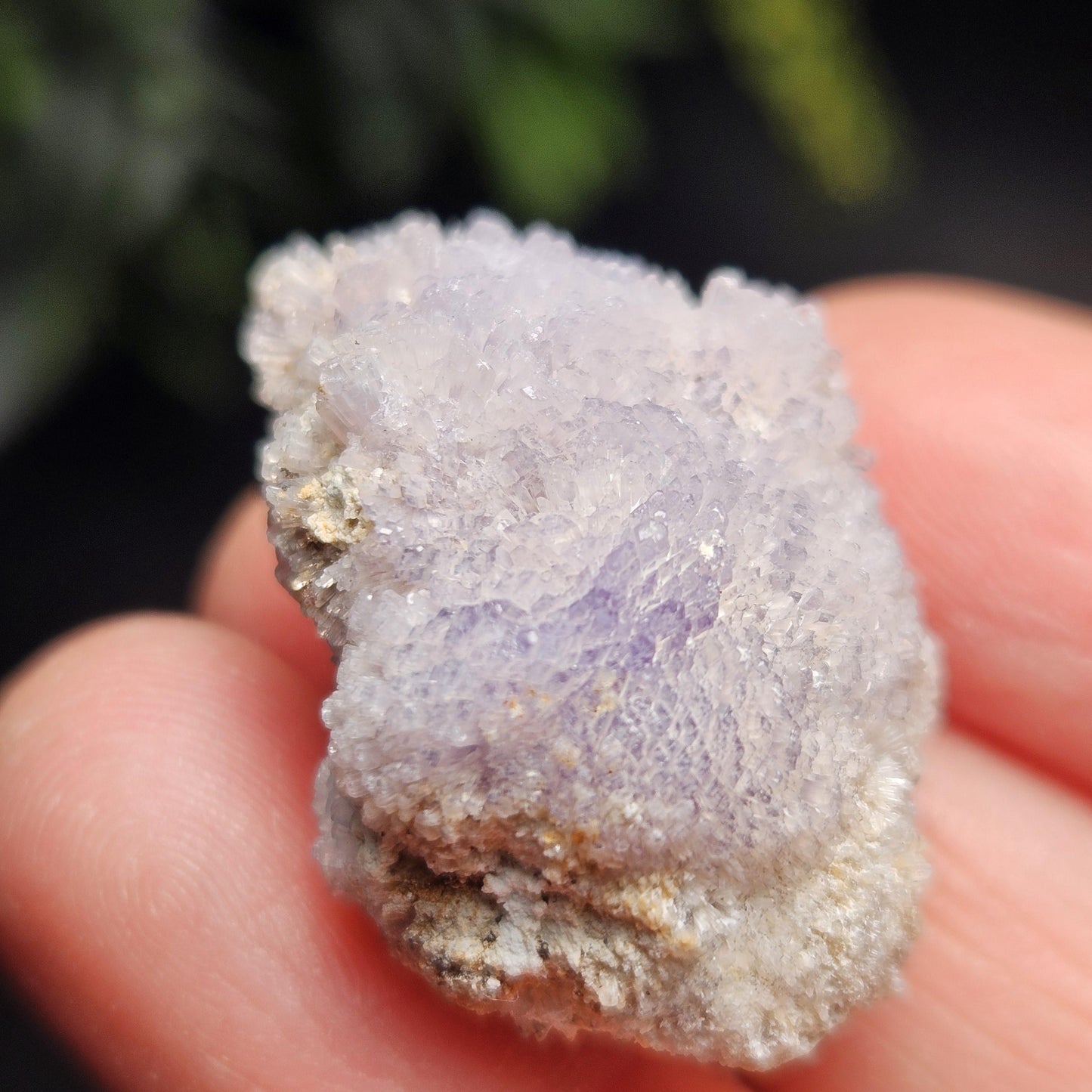 Purple Creedite Crystal Cluster, Rare Violet Creedite Specimen