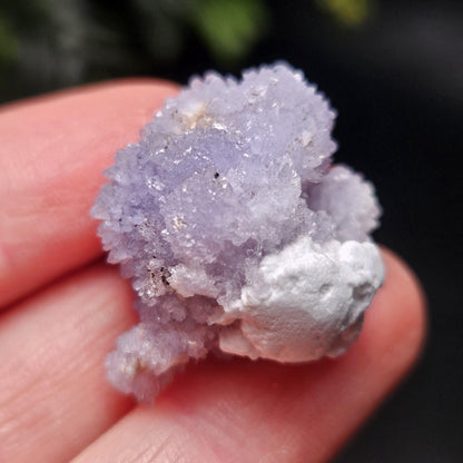 Purple Creedite Crystal Cluster, Rare Violet Creedite Specimen